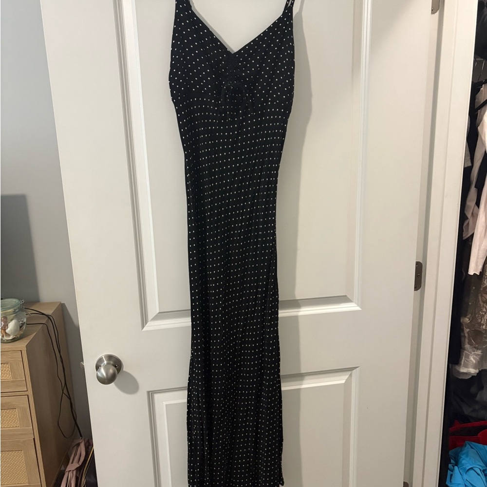 Wild Fable Black Polka Dot Dress